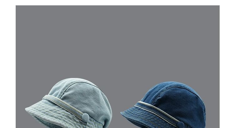 Denim Cloche Hat