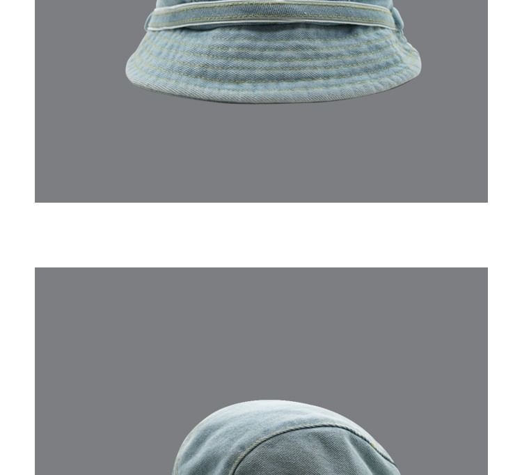 Denim Cloche Hat
