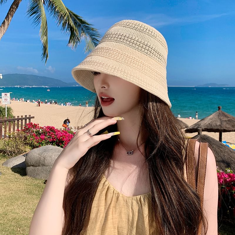 Cloche Hat Plain Straw