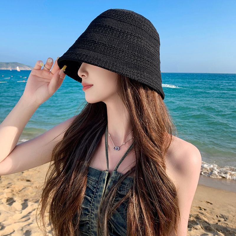 Cloche Hat Plain Straw