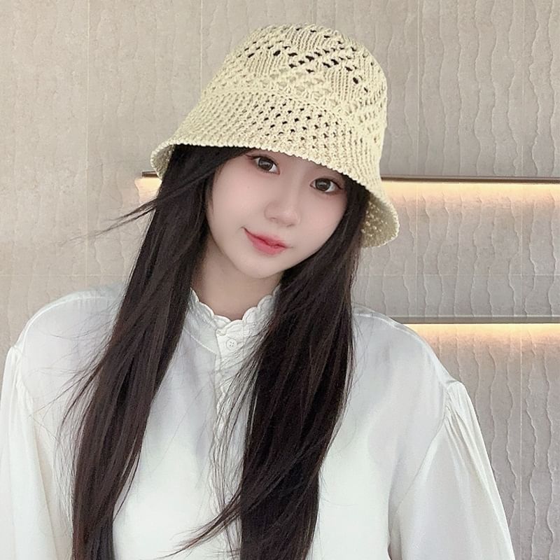 Hat Cloche Straw Plain