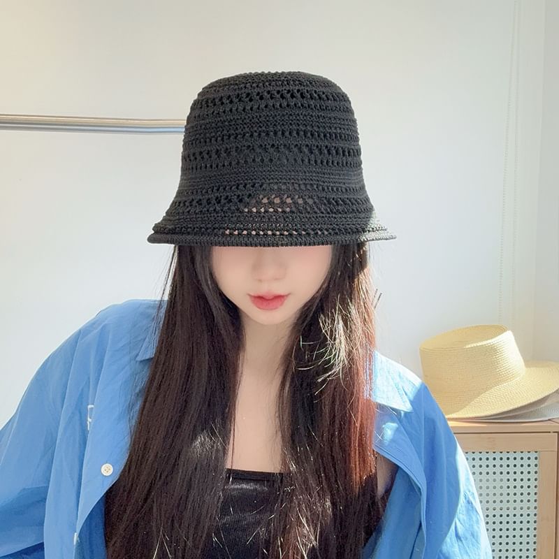 Straw Plain Cloche Hat