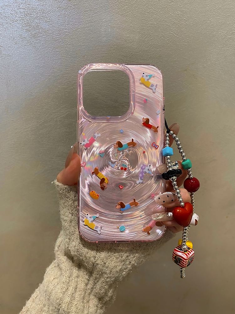 Strap / Dog Case Phone Set