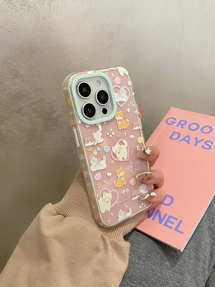 / Animal Strap Phone Set Case