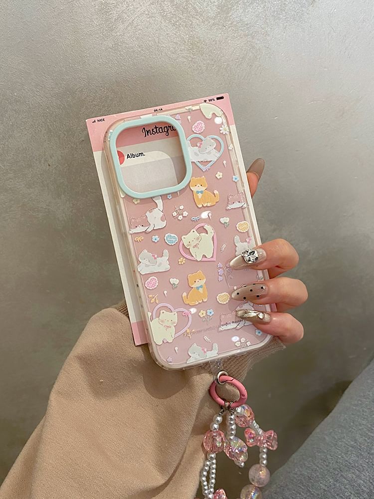 / Animal Strap Phone Set Case