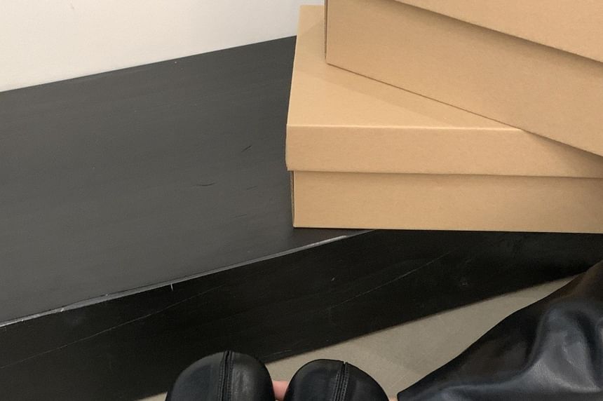 Mules Plain Faux Leather