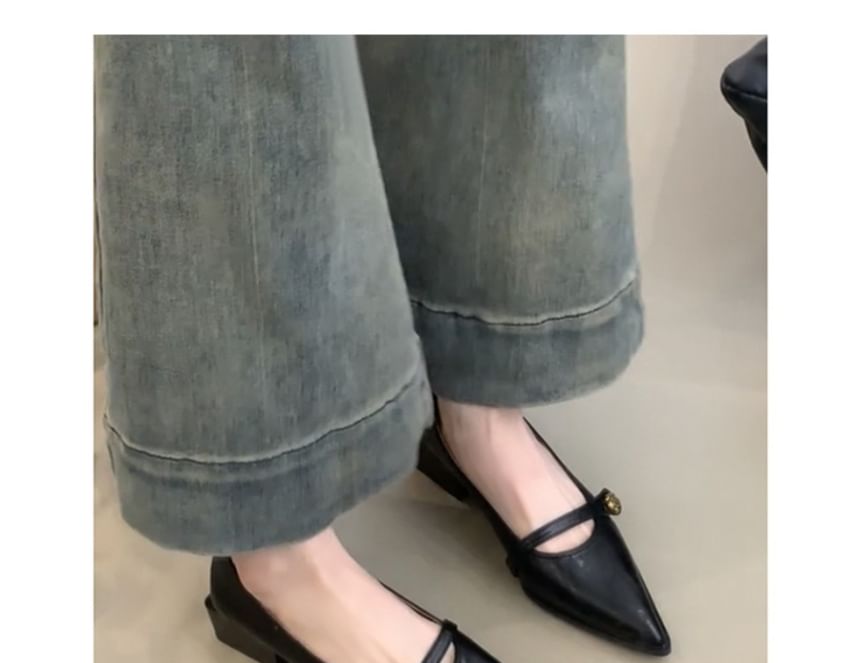 Heel Pumps Jane Pointed Mary Low