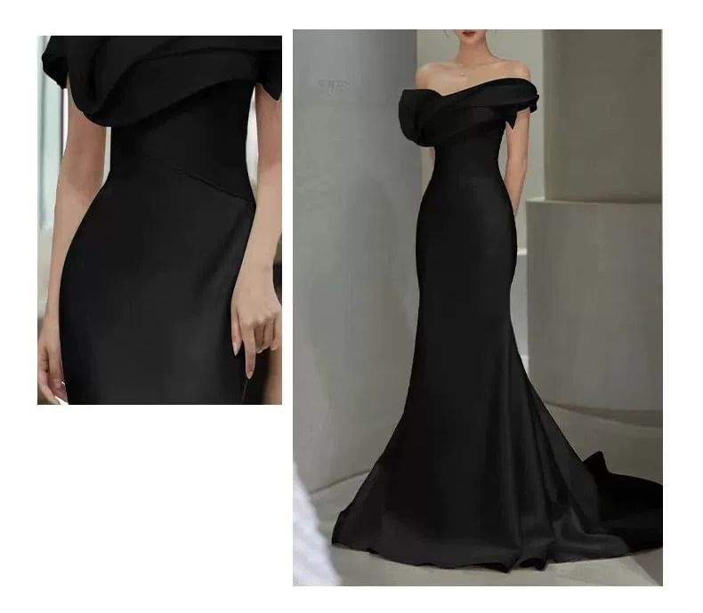 Sheath Plain Gown Evening Off Shoulder