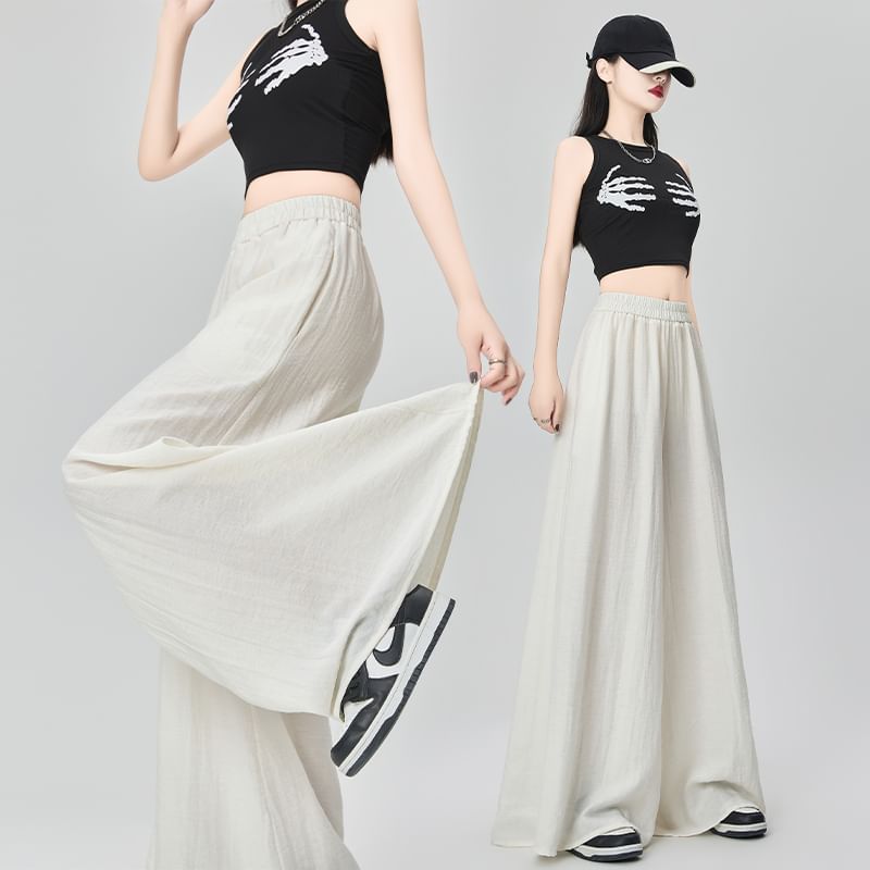 (Various Plain High Waist Designs) Culottes