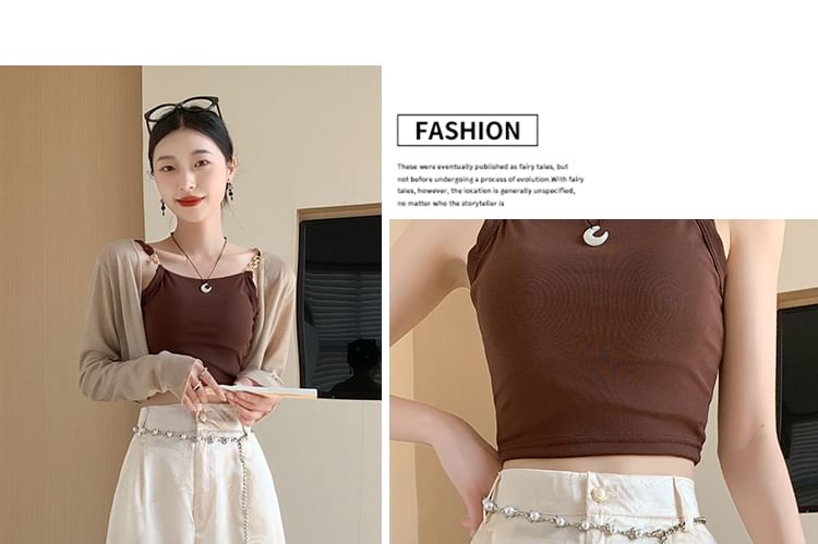 Jacquard Waist Leg Satin Wide High Pants