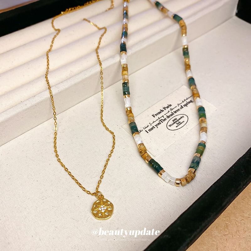 Alloy Designs) (Various / Faux Necklace Gemstone