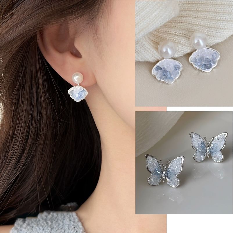Earring (Various Alloy Crystal Faux Designs) Drop
