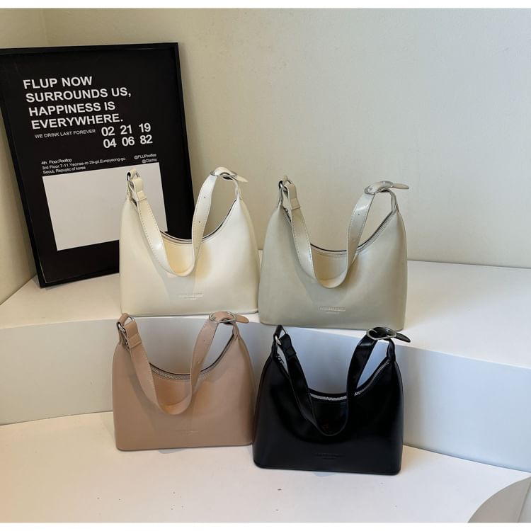 Faux Bag Lettering Shoulder Leather