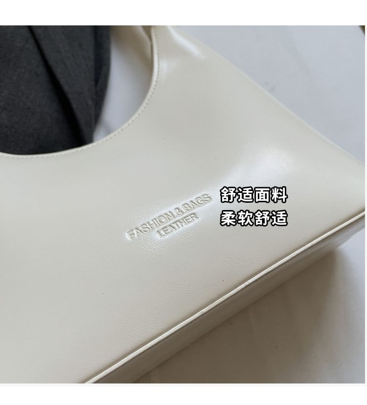 Faux Bag Lettering Shoulder Leather