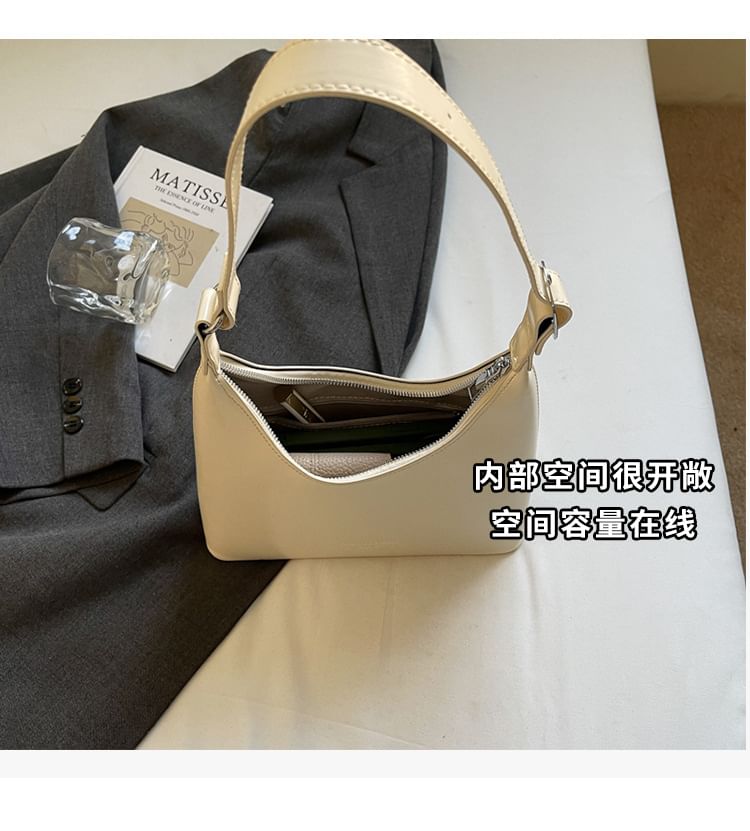 Faux Bag Lettering Shoulder Leather