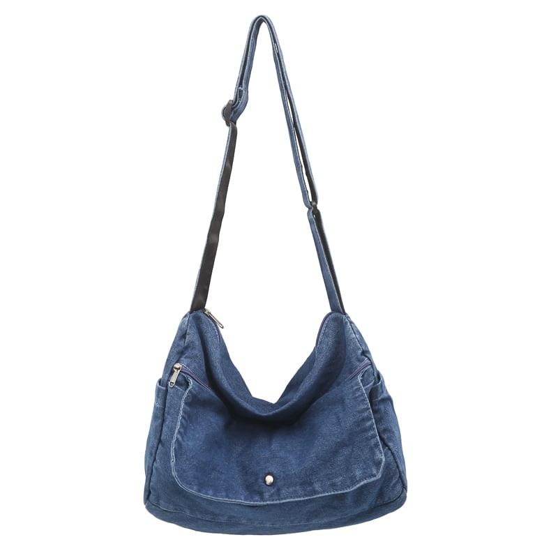 Crossbody Washed Bag Denim