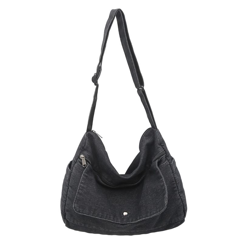 Crossbody Washed Bag Denim