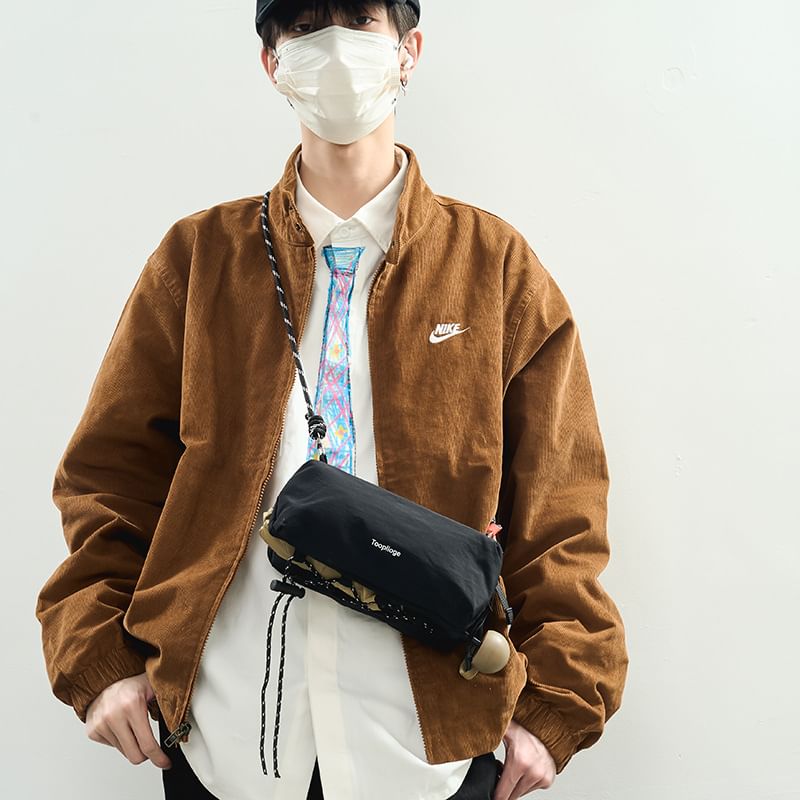 Crossbody Plain Bag Nylon