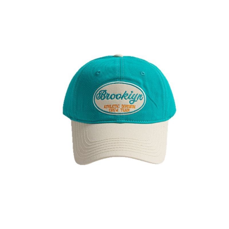 Embroidered Letter Two-Tone Cap