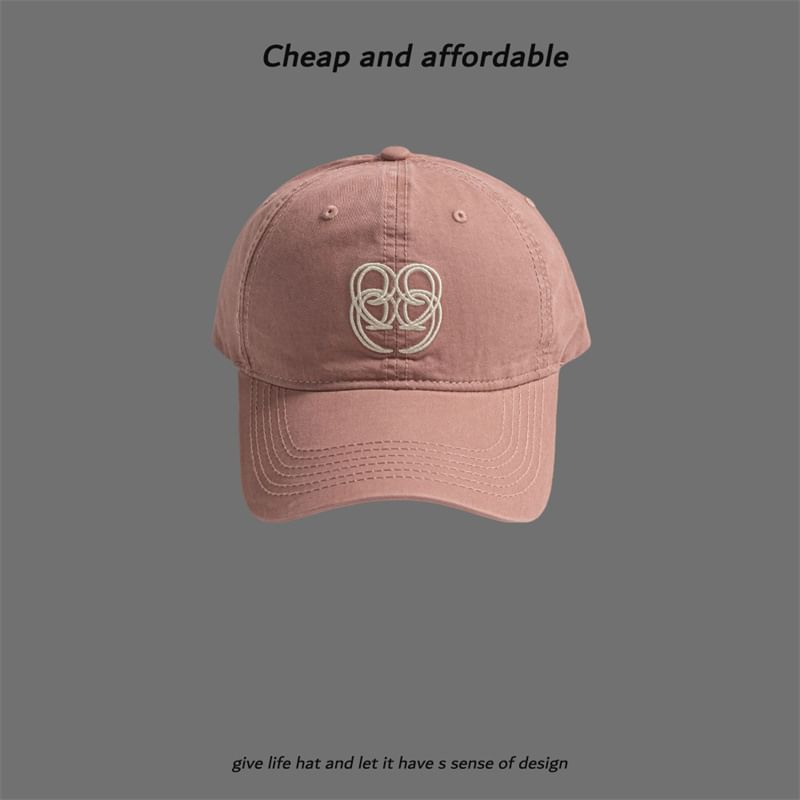 Letter Embroidered Cap