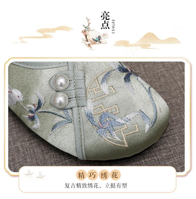 Mules Beaded Embroidered