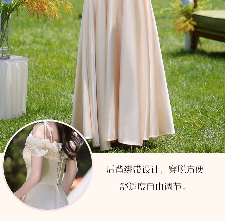 (Various Gown Plain Designs) Bridesmaid Evening