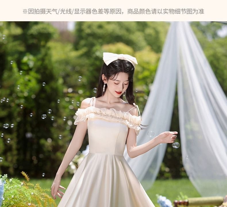 (Various Gown Plain Designs) Bridesmaid Evening