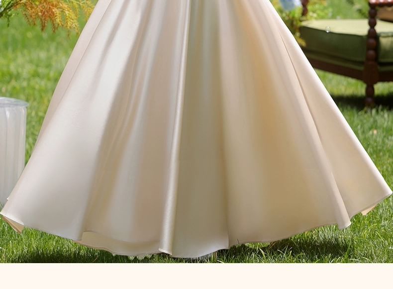 (Various Gown Plain Designs) Bridesmaid Evening
