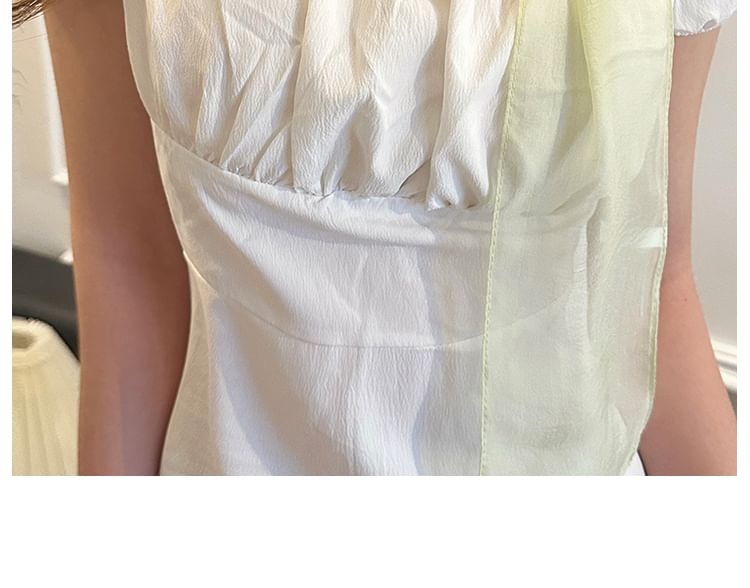 Applique Butterfly Scarf Mesh