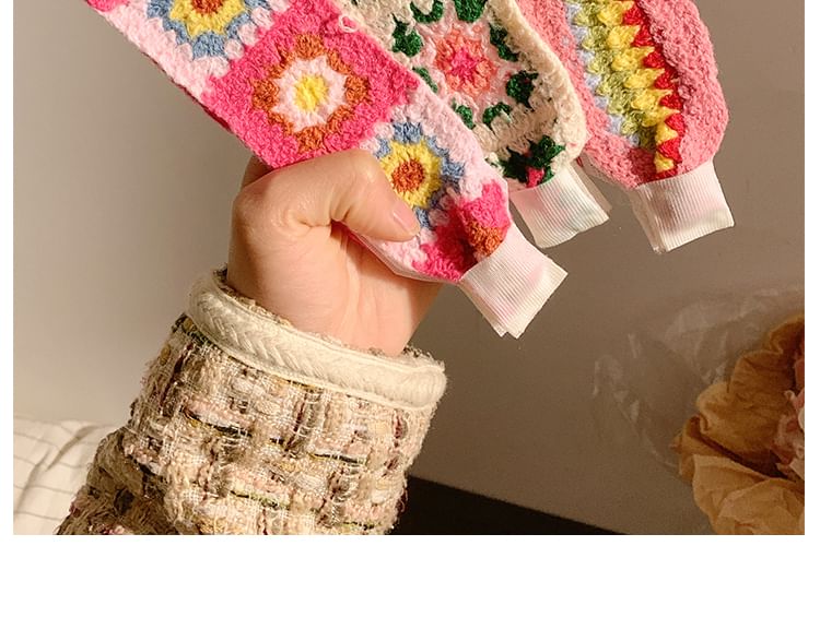Crochet Wide Patterned Headband