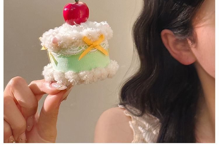 Cherry Hair Clip Cake