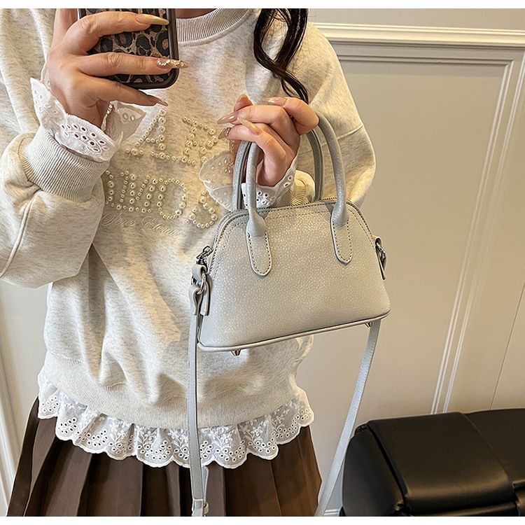 Crossbody Leather Bag Faux