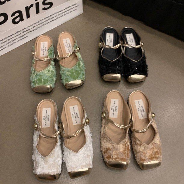 Toe Jane Mary Cap Mules