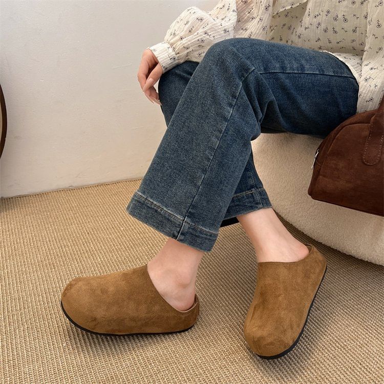 Plain Platform Mules