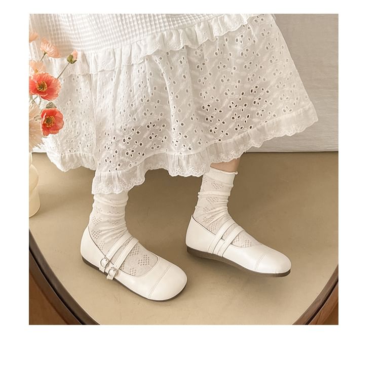 Mary Strap Jane Shoes Double