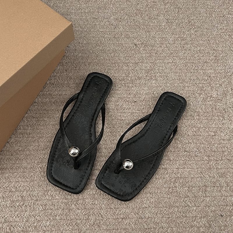 Sandals Beach Flip Flops Shoes Flats