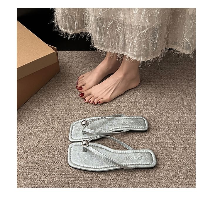 Sandals Beach Flip Flops Shoes Flats