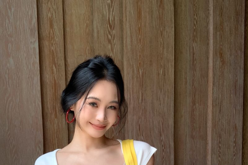 T-Shirt Crop Plain Short-Sleeve Ruched Fit Slim