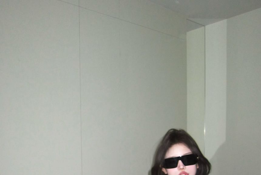 Accent V-Neck Bow Lace Strap Spaghetti Top Bodysuit Panel