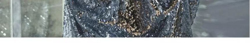 Panel Gown A-Line Velvet Evening Off-Shoulder Sequined