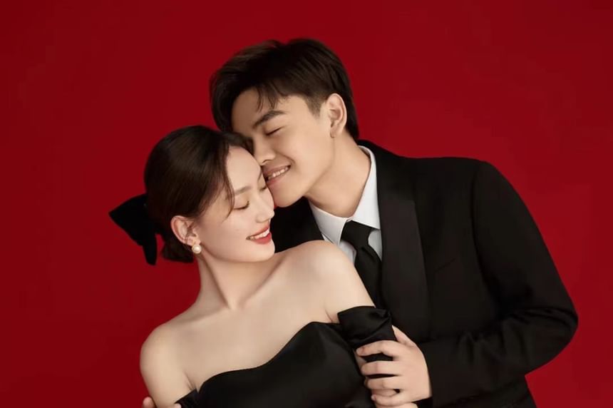 Bow Puff-Sleeve Gown A-Line Evening Off-Shoulder