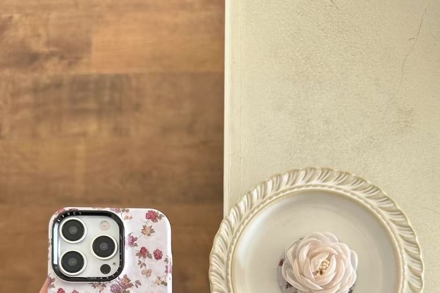 Case (Compatible MagSafe) with Floral Magnetic Phone