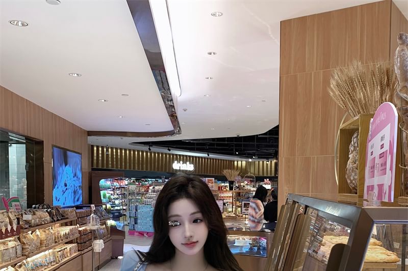 Crop Top Waist Drawstring Crew Camisole Scoop Cardigan Button-Up Plain Pants Flared Neck /