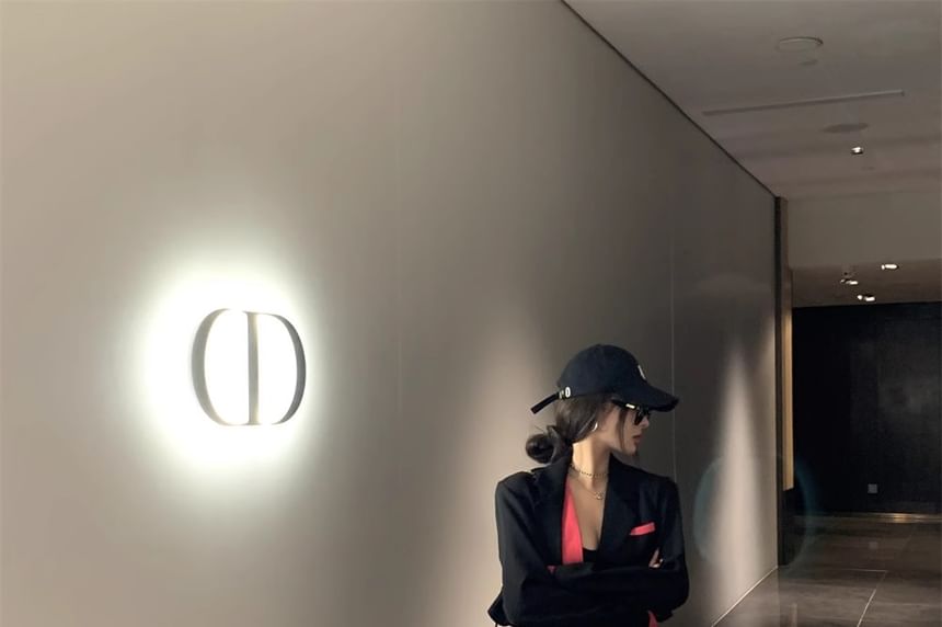 Tone Notch Lapel / Waist Designs) Two-Piece (Various Two Mini Pencil Skirt Mock Blazer High Plain