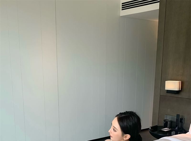 Maxi A-Line Floral Dress Jacquard Strap Bolero / Spaghetti