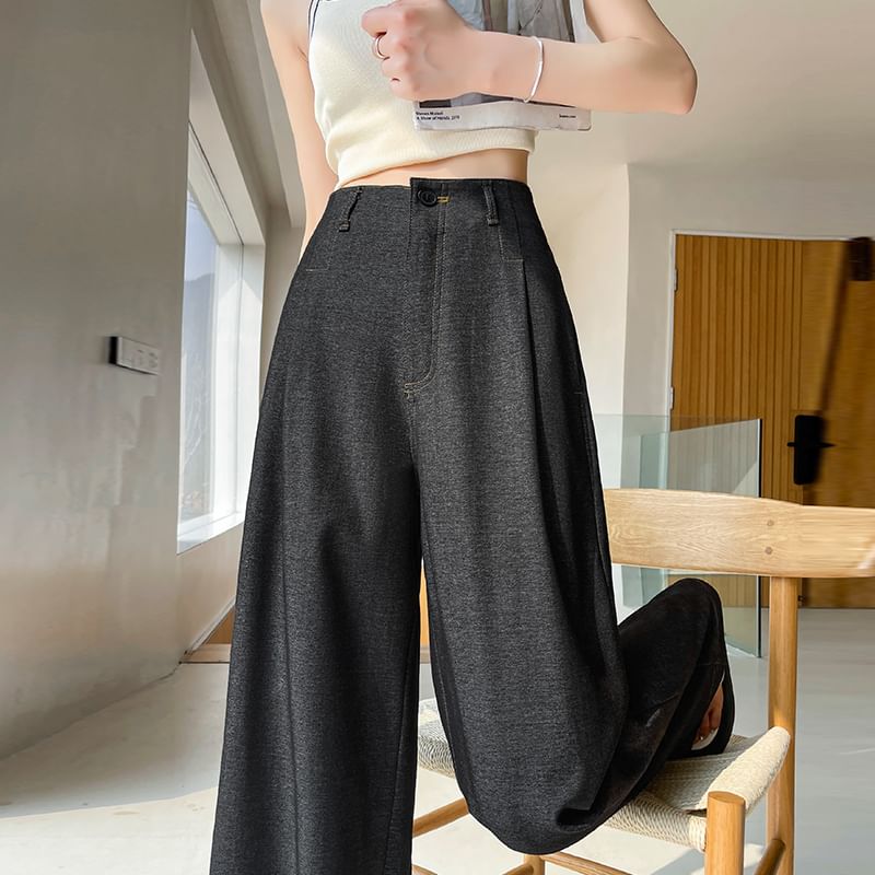 Jeans Designs) Wide Leg Waist (Various High