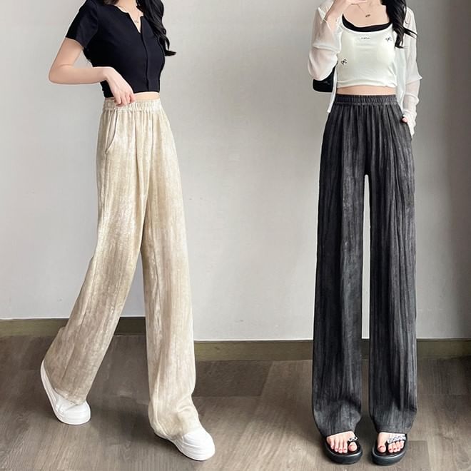 Wide Pants (Various Print Leg Designs) Waist Elastic