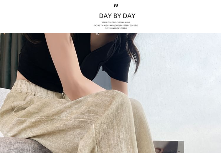 Wide Pants (Various Print Leg Designs) Waist Elastic