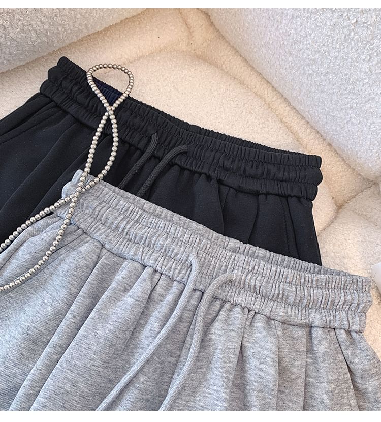 Lace Mini Plain Drawstring Trim Skirt A-Line Waist