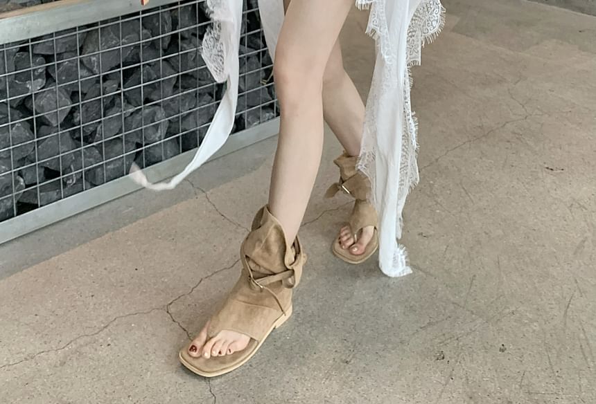 High Asymmetrical Wrap Plain Trim Lace Waist Skort